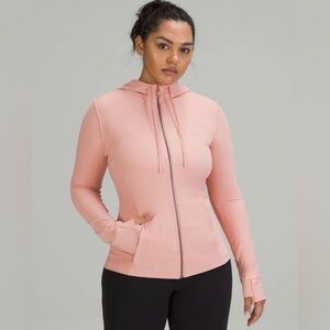 lululemon athletica Light Pink Zip-Up Hoodie